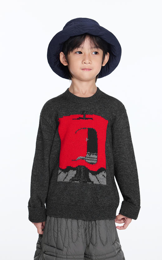 jnby   25年冬款  长袖套头毛衫  1PA310090 商品图3