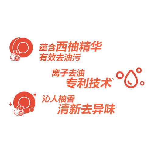 立白 强效西柚小苏打洗洁精 408g *2瓶 商品图3