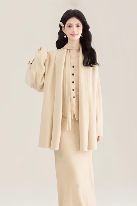 Le Malene 高级感慵懒风针织开衫半裙三件套装 21796 商品图2