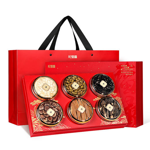 【福禄见喜6拼礼盒】黑枸杞石斛鹿茸六拼 杞里香340g 新年礼盒春节礼盒 商品图4