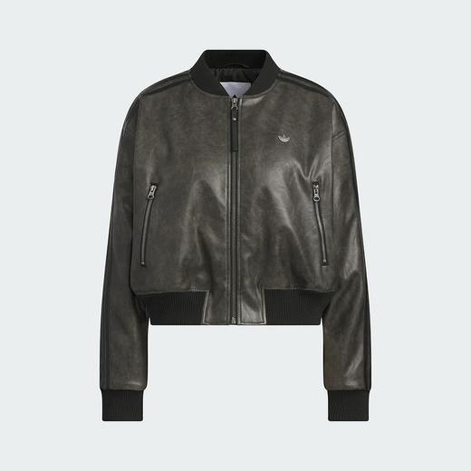 【云粉节】【7折】6楼三叶草女皮衣夹克KC22656吊牌价1699惊爆价1189 商品图0