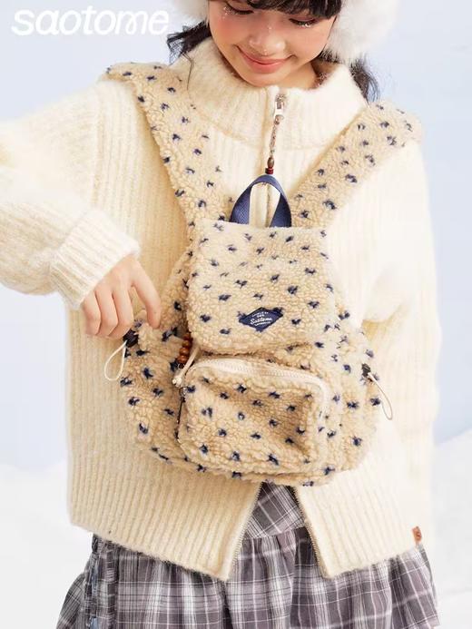 早乙女惠子saotome/STMPSBB14945/毛呢双肩包 商品图1