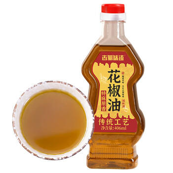 古蜀味道花椒油406ml特麻原汁汉源红花椒油藤椒油凉拌调味料四川特产 /粮油调味 /调味品 /调味油 商品图0