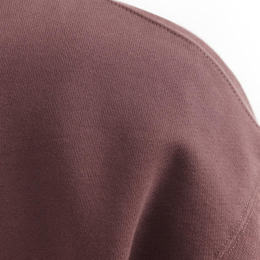 吃茶去chichaqu25秋冬重磅全棉圆领卫衣复古宽松加厚纯棉刺绣麻雀 商品图6