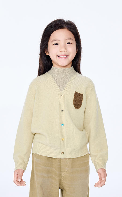 jnby   25年冬款  长袖套头毛衫  1PA312570 商品图3