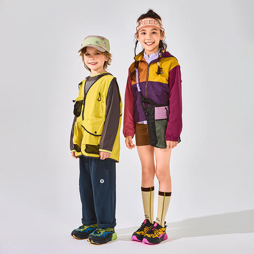 SMIBU男女童2025秋季山岚透气导湿户外休闲鞋运动鞋Z53FY3406 商品图4