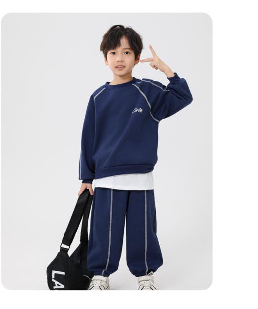 🥇冬天实用质感天花板❗️ 110-170可亲子🎈【西蒙日记&摇粒绒卫衣套装CM1009】 奶fufu的秋冬躺平套装，还得是摇粒绒，面料和细节控必入❗️ 商品图5