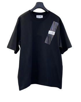 中性款胶带厚款短袖T恤he016