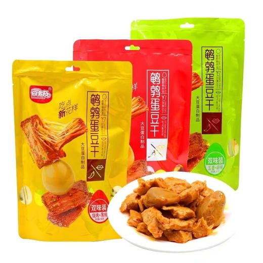 豆多奇鹌鹑蛋豆干双味装260g 商品图0