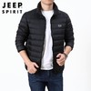 JEEP SPIRIT秋冬季白鸭绒轻薄羽绒服男薄款帅气短款外套HL8706 商品缩略图3
