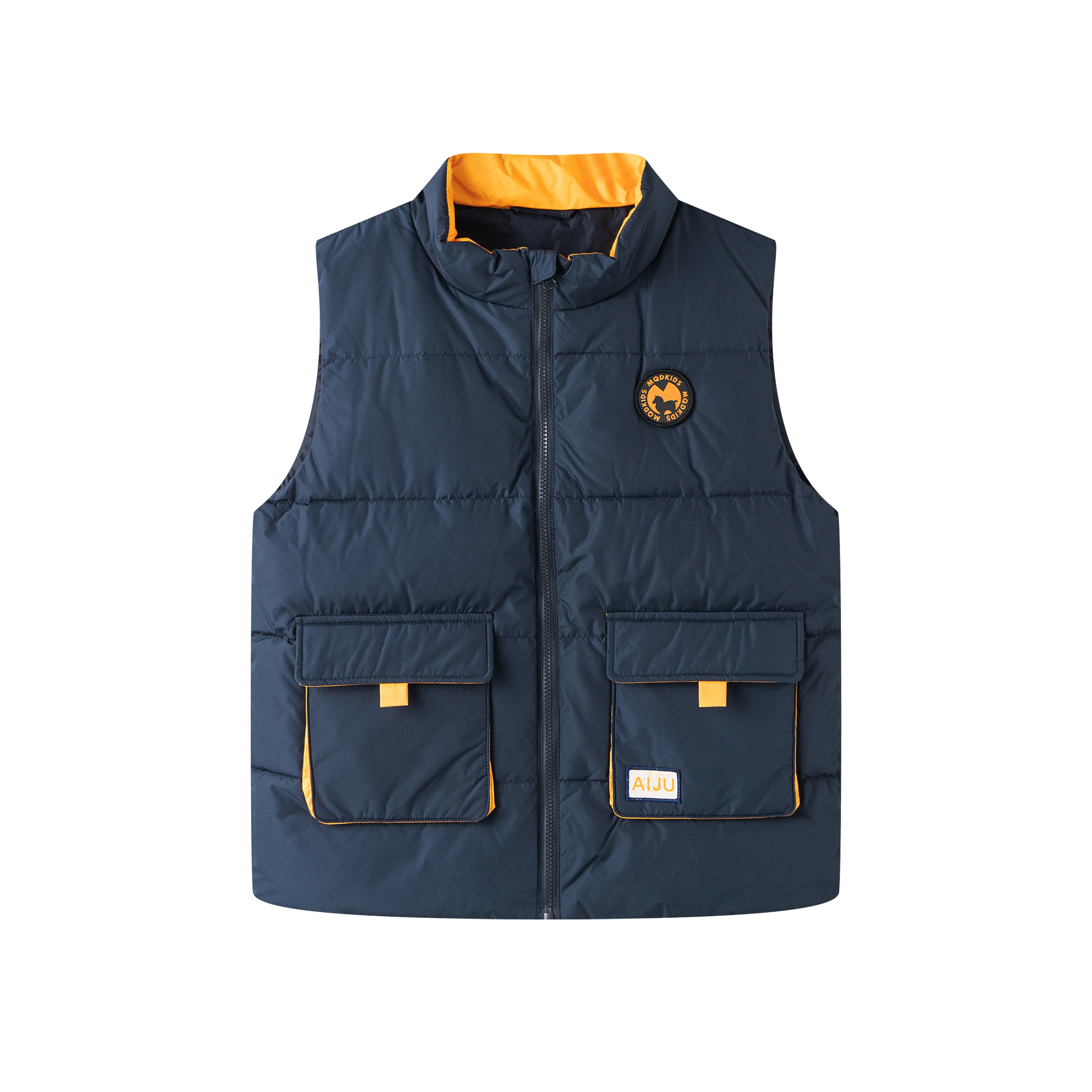 【特】【MQD】马骑顿（MQD）秋冬款儿童保暖羽绒服马甲