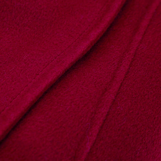 QH960斯尔丽2025新款轻薄修身气质高雅流金蝴蝶胸花长款羊毛大衣 商品图8