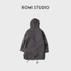 ROMI STUDIO“美式复古”重工洗水可拆卸连帽风衣外套 RWCWWT6047 商品缩略图2