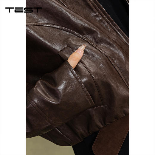 冬上新翻领宽松保暖时尚羽绒夹克外套2254156 商品图3