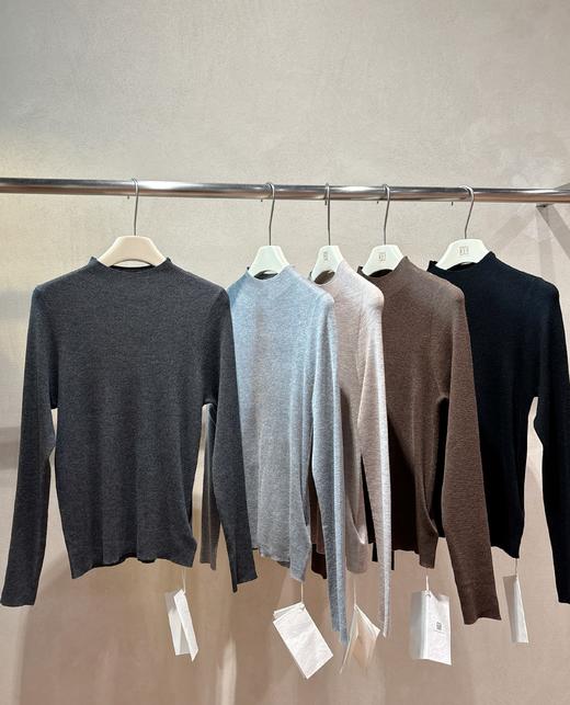 PIANAI冷小姐# 多色【半高领】羊毛打底衫 商品图4