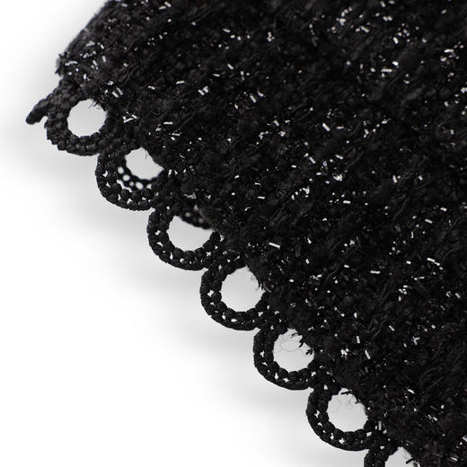 「高货wl」全新升级【铂金会员321/天猫429/差价108】(00313)洛诗气质羊毛混纺马甲2025秋冬蕾丝花边小香风无袖外套女 商品图4