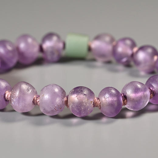 古波斯蚀花板珠+西亚高古紫水晶手串 商品图6