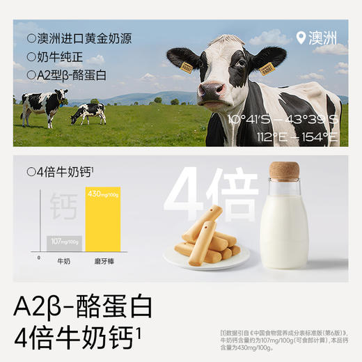 A2β-酪蛋白婴幼儿磨牙棒(64g/盒) 商品图2