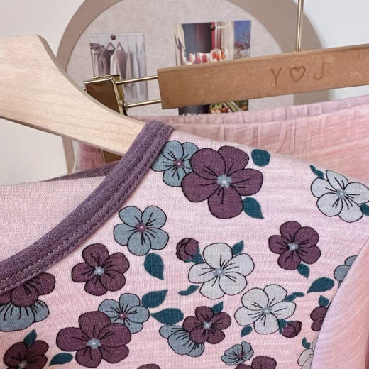 53%美丽诺羊毛40%棉敏肌不扎 女士内衣打底套装 商品图11