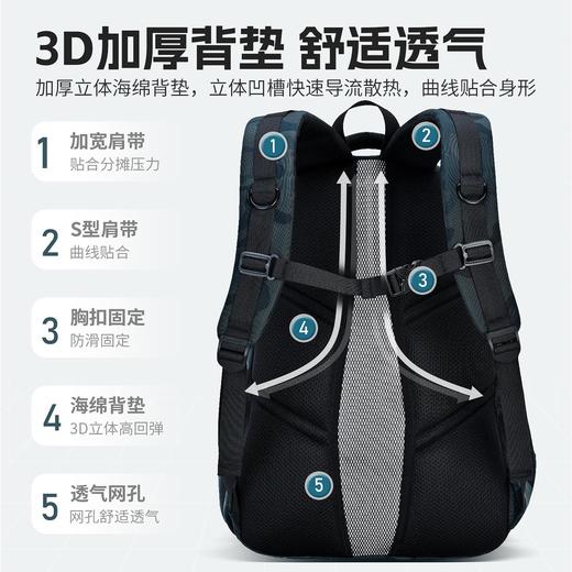 芝麻宝贝新款三件套男女同款背包初中生高中生超大容量减负护脊 商品图3