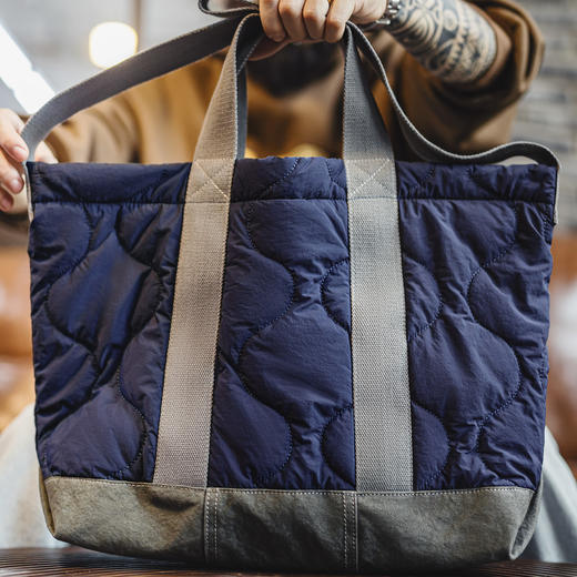 马登工装美式M65大容量内胆托特包电脑包通勤单肩包百搭手提包男 商品图0