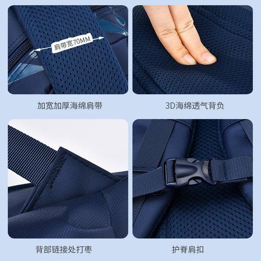 新款小学生书包韩版休闲儿童包包1-3年级侧冰箱式学生双肩背包 商品图2