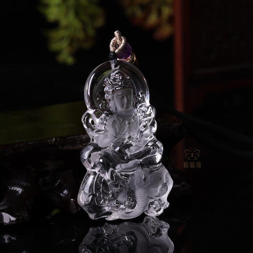 【普贤菩萨】白水晶八大守护神坠    ZX2511158 商品图2