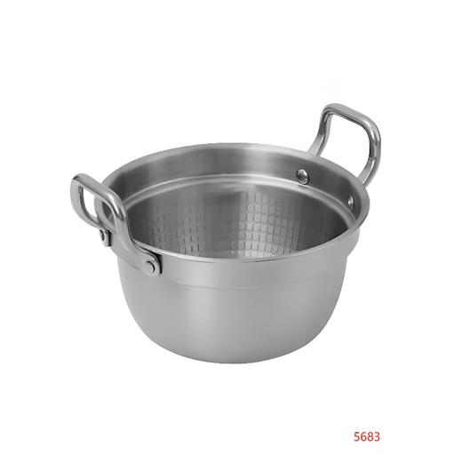 国风19CM304锤纹加高双耳泡面锅GF-5683 商品图0