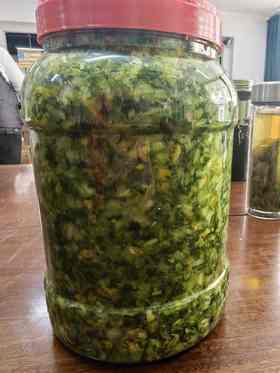 临安本地青雪里红腌菜6斤