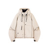徐太浪【白鹅绒 拉链明线】连帽羽绒服男冬季厚款保暖防寒服外套 商品缩略图4