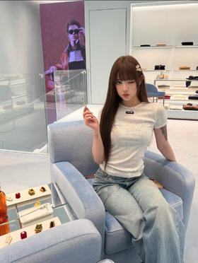 缪缪 Holiday系列碎花短袖T恤(KX*MM)