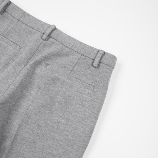 ROMISTUDIO“洒脱有型”锦氨混纺立体缝线直身灰西裤 RWCWXG6747 商品图5