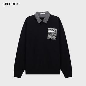 【断码清仓】HX 冬季衬衣领毛衫S107544120101