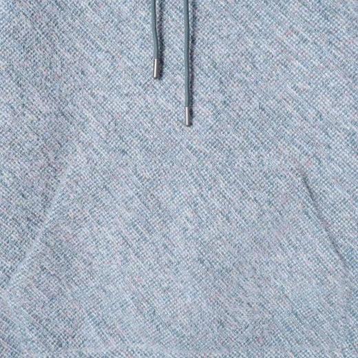 WY1449SDSA男士秋冬新款痞帅男装简约小清新撞色绒毛连帽卫衣百搭宽松 商品图3