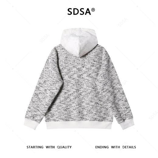 WY1451SDSA男士秋冬新款痞帅男装韩版扎染拼接抽绳连帽卫衣百搭套头上衣 商品图1