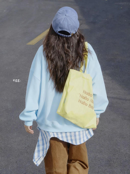 韩订正品egg冬季加绒卫衣Double绒感 商品图5