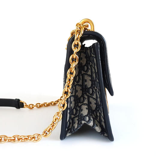 【95新】Dior迪奥30 Montaigne系列M9208UTZQ_M928中号老花蒙田30链条包单肩斜挎包女士261125NJT17 商品图3