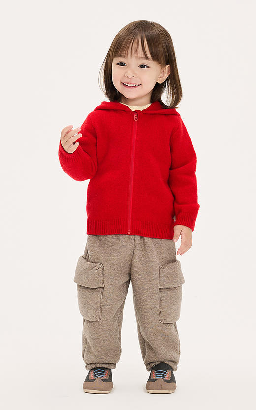 jnby  25年冬款  短款开襟毛衫  YPA311420 商品图0