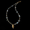 西亚高古黄水晶+汉代海蓝宝项链 商品缩略图0