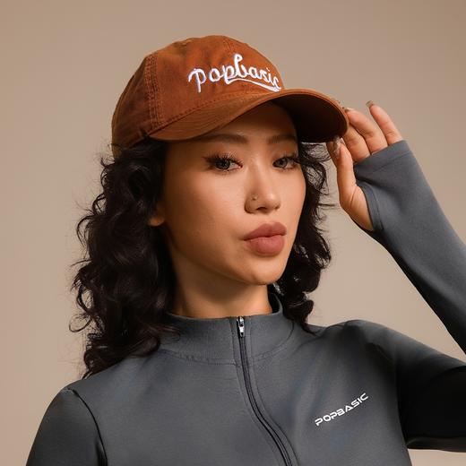 POPBASIC 美式复古棒球帽 男女同款 可调节多色 商品图3