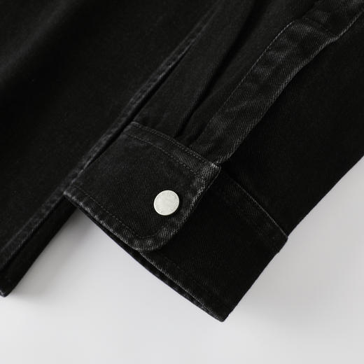 GXG男装25秋季时尚简约潮流百搭翻领日常休闲男式长袖牛仔衬衫K&C 商品图12