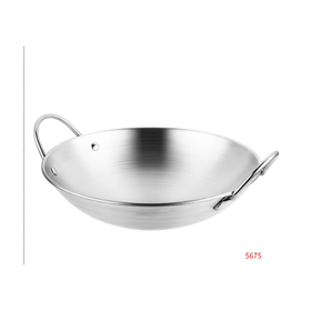 国风24CM不锈钢海鲜干锅GF-5675