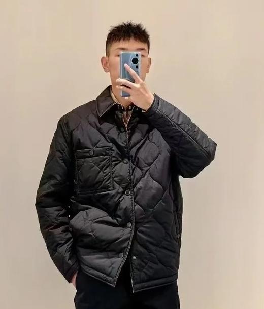 男款格纹双面穿棉服he007 商品图6