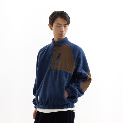 吃茶去chichaqu25秋冬户外抓绒双面穿外套山系保暖摇粒绒加厚宽松 商品图6