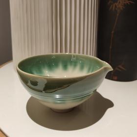 青白干泡茶碗-华宁陶