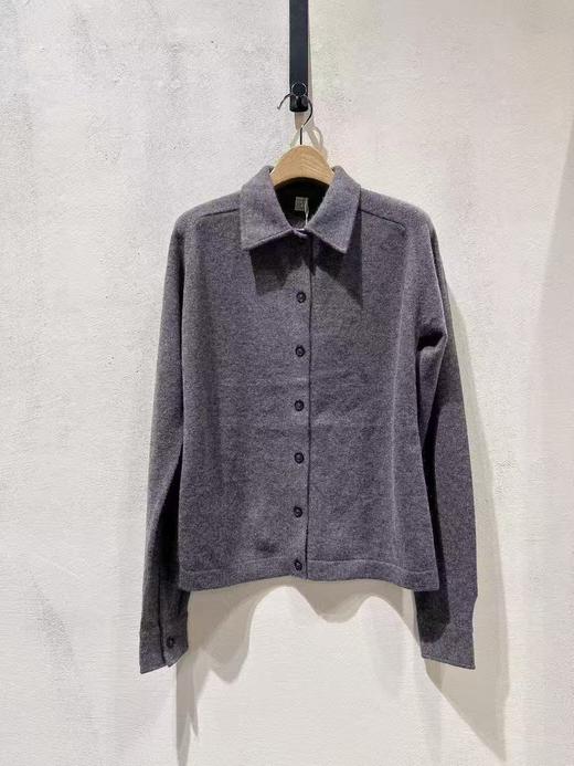 女款有领针织开衫毛衣hu 商品图0