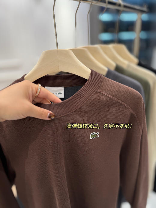 鳄鱼男士针织毛衫加绒卫衣 商品图3