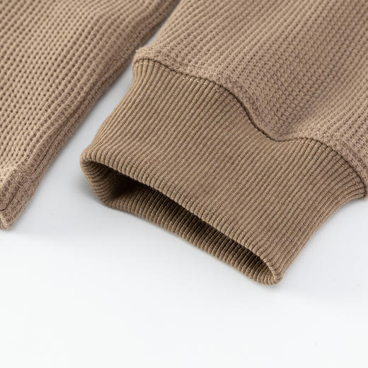 GXG男装25秋季时尚百搭肌理感简约休闲男式圆领长袖T恤衫上衣K&C 商品图10