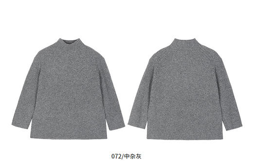jnby   25年冬款  长袖套头毛衫  1PA311800 商品图10