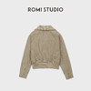 ROMI STUDIO"美式复古"珠帆布肌理感YKK拉链夹克外套 RWCAW87233 商品缩略图2
